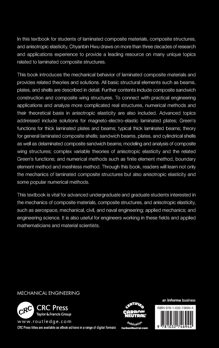 Rückseitencover Mechanics of Laminated Composite Structures