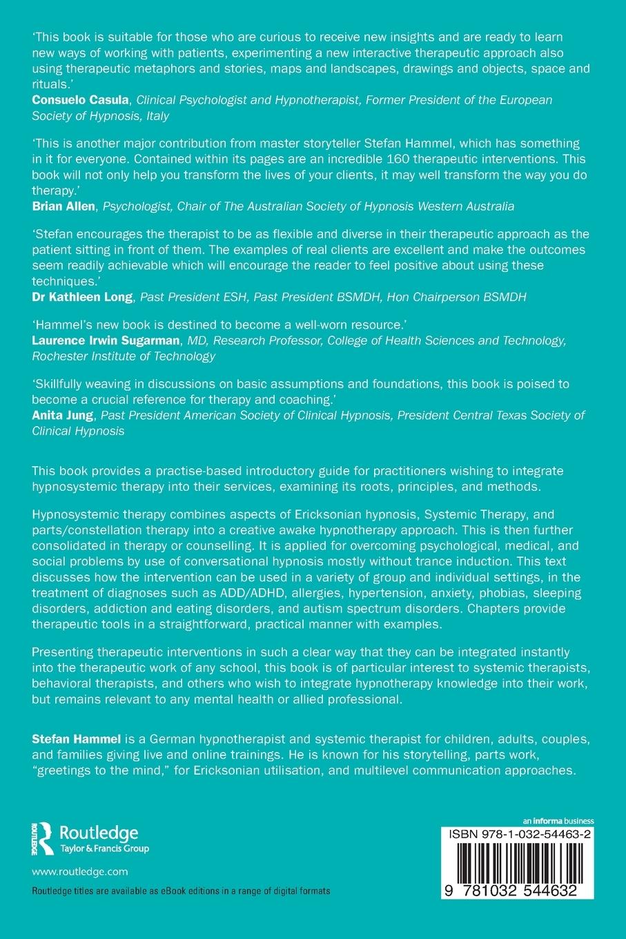 Rückseitencover Transforming Lives with Hypnosystemic Therapy