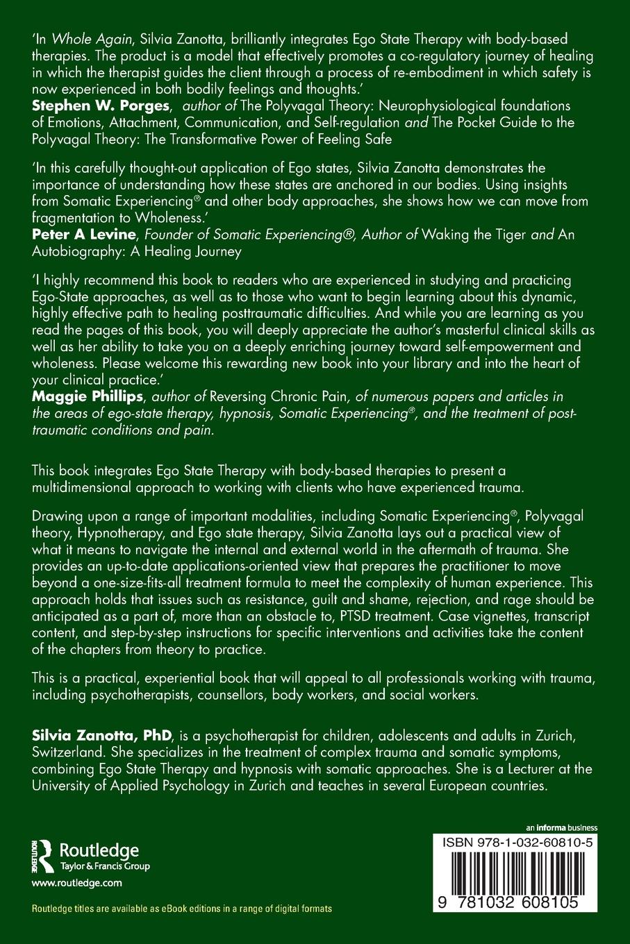 Rückseitencover Somatic Ego State Therapy for Trauma Healing