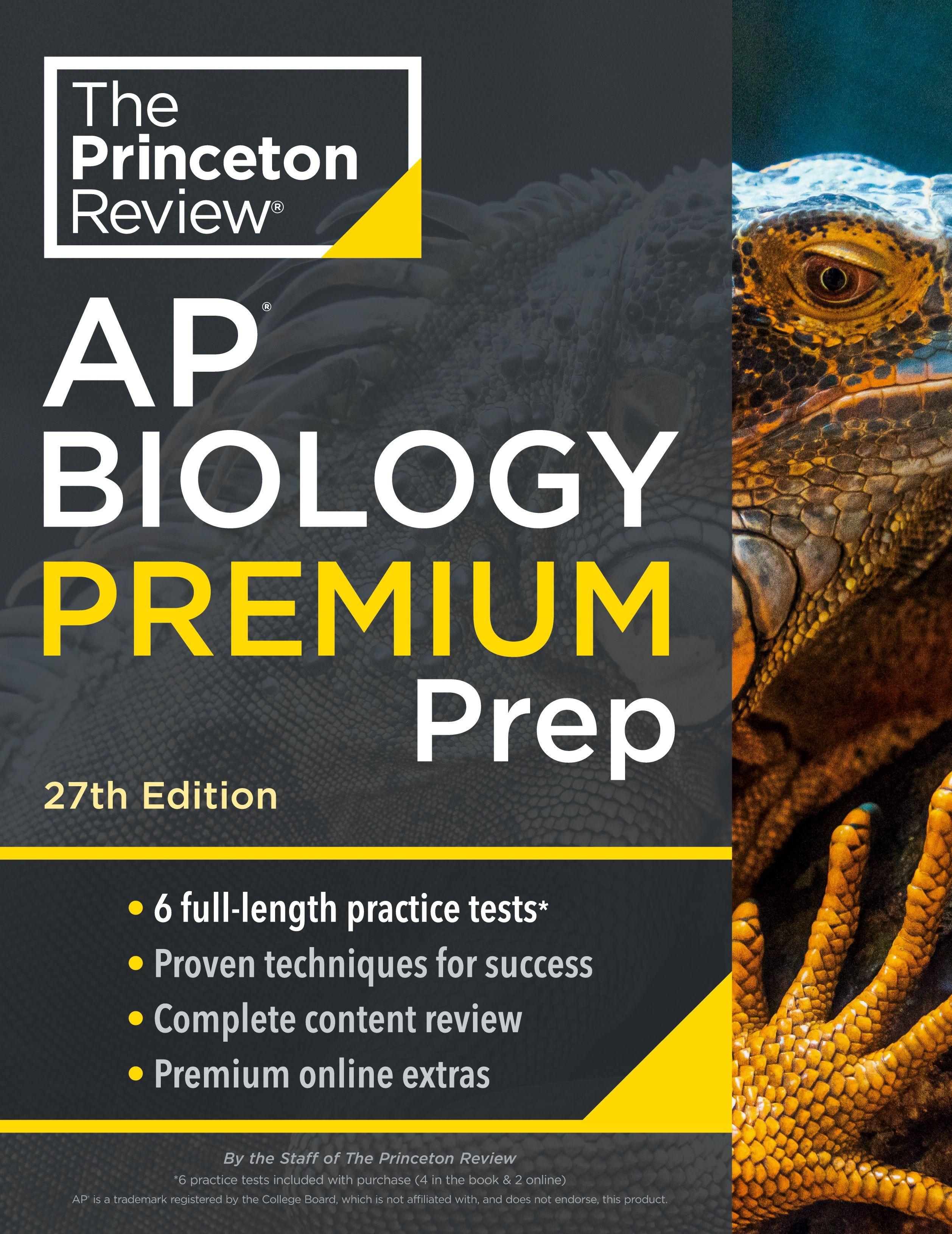 Vorderes Coverbild Princeton Review AP Biology Premium Prep, 27th Edition