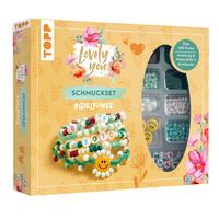 Vorderes Coverbild Lovely You Schmuckset #GirlPower. Anleitung und Material für 5 Armbänder. Über 400 Perlen