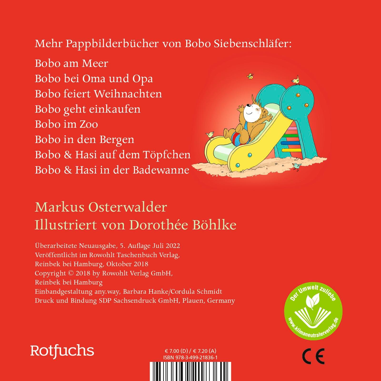 Rückseitencover Bobo auf dem Spielplatz