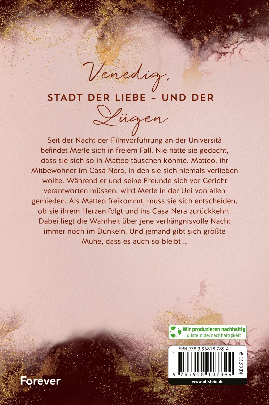 Rückseitencover Dark Venice. Silent Haze