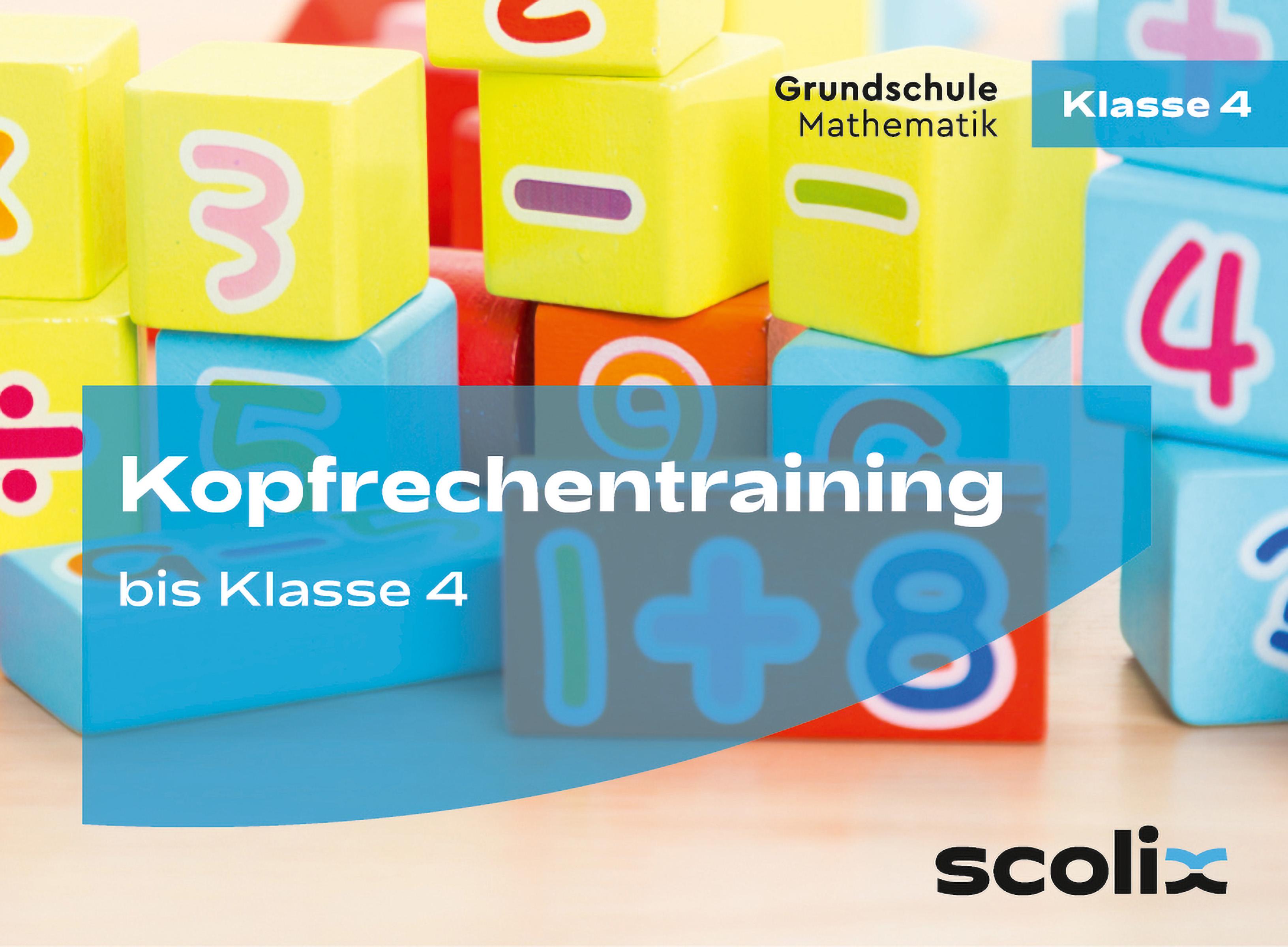 Vorderes Coverbild Kopfrechentraining für Klasse 4