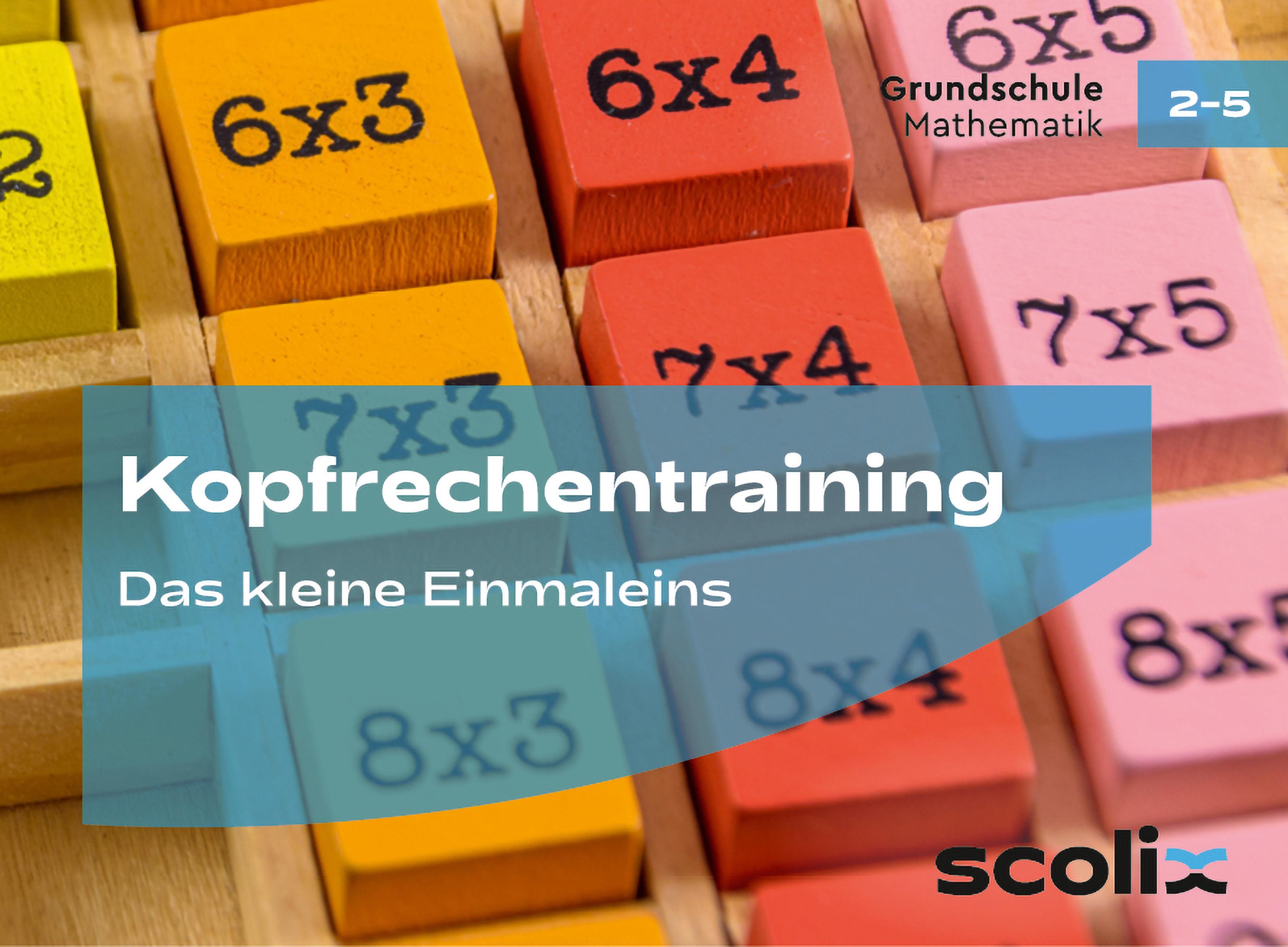 Vorderes Coverbild Kopfrechentraining: Das kleine Einmaleins