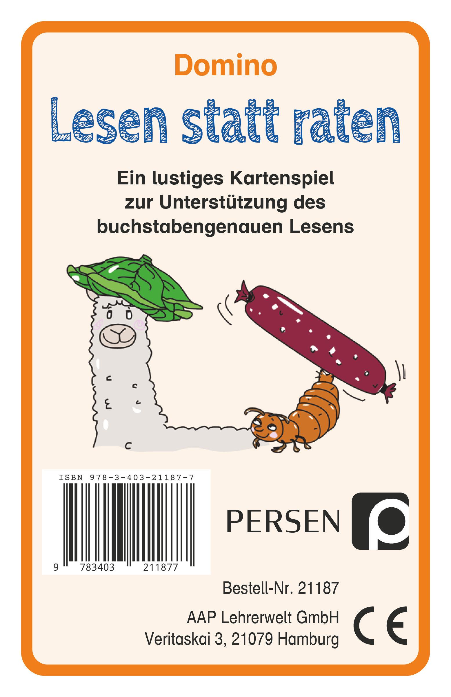 Vorderes Coverbild Domino: Lesen statt raten
