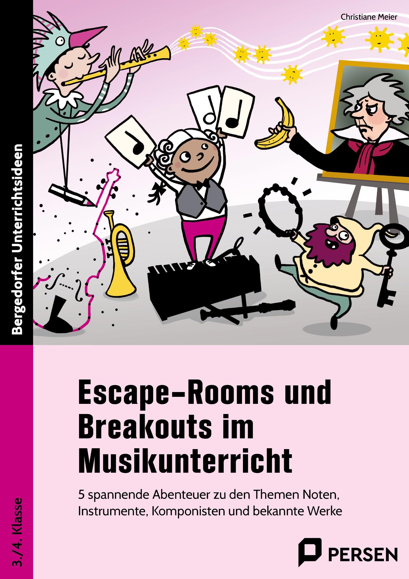 Vorderes Coverbild Escape-Rooms und Breakouts im Musikunterricht