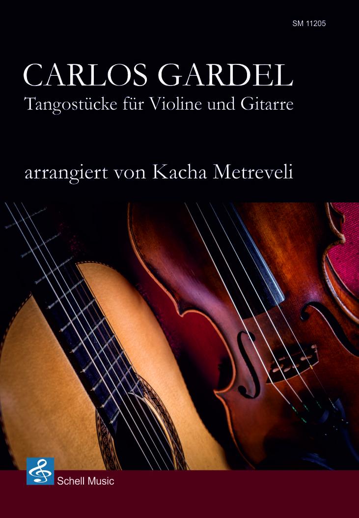 Vorderes Coverbild Carlos Gardel: Tangostücke für Violine und Gitarre