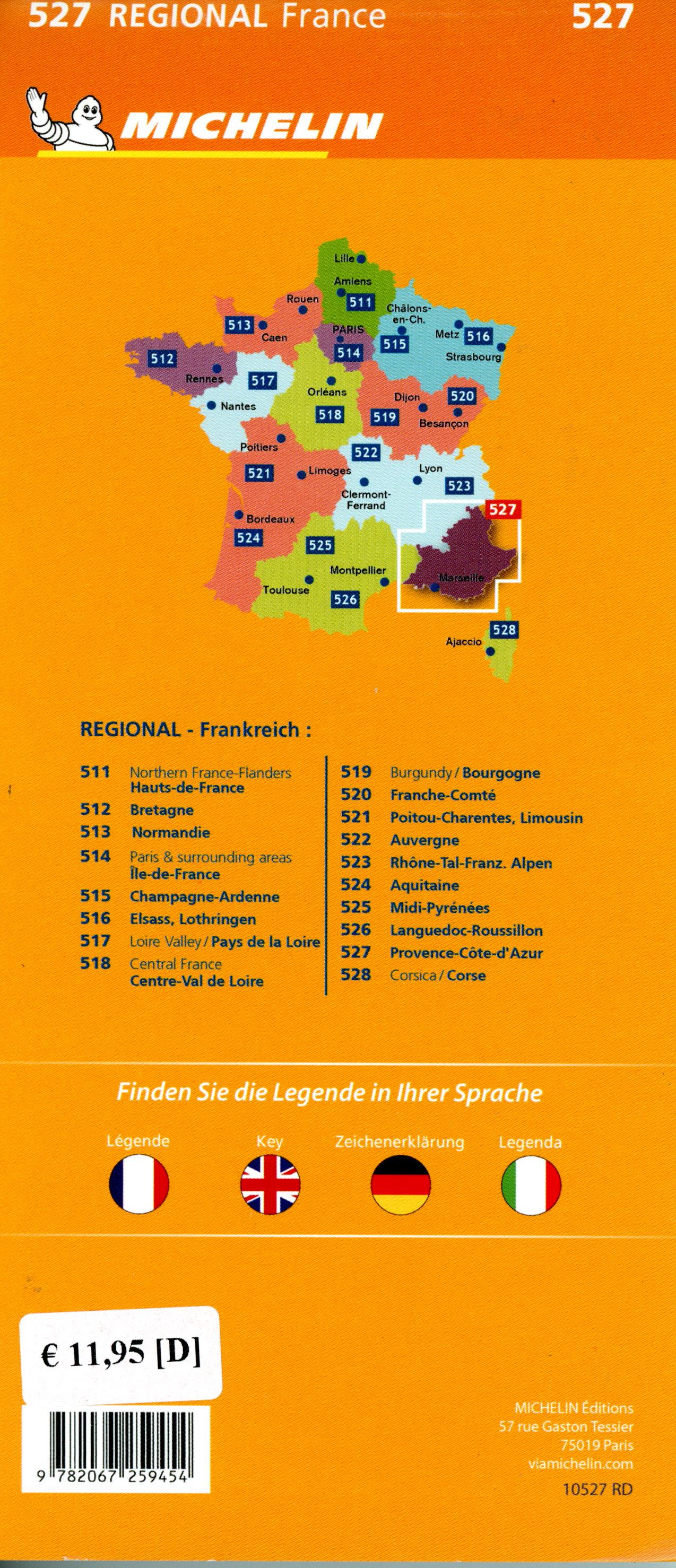 Beispielinhalt (Bild) Michelin Provence Cote d'Azur