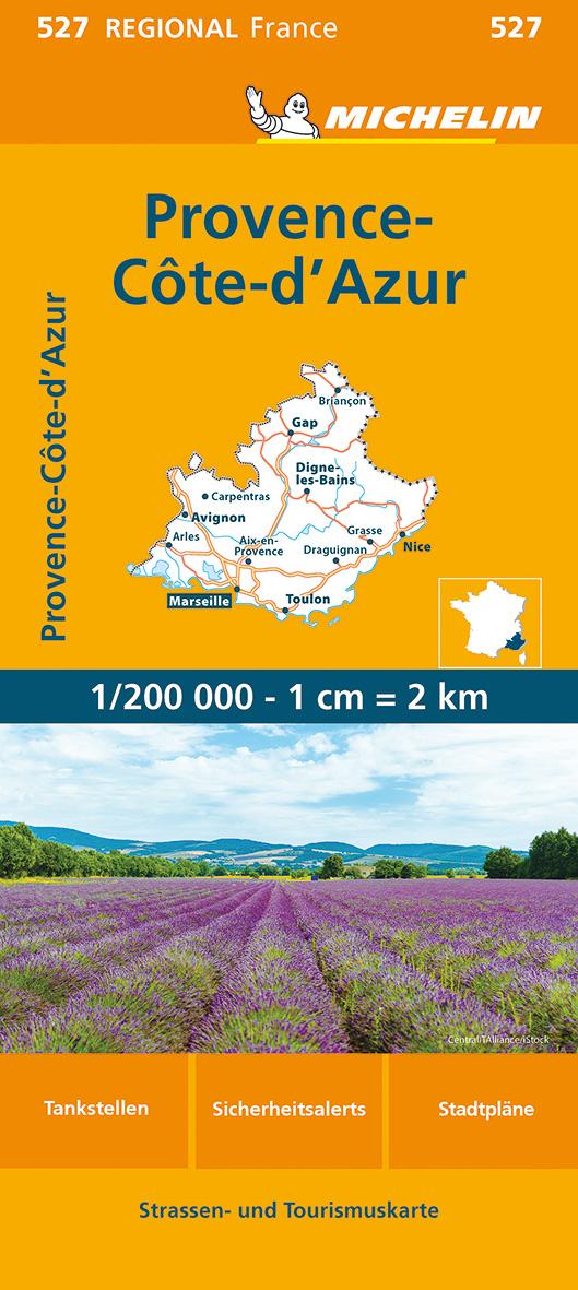 Vorderes Coverbild Michelin Provence Cote d'Azur