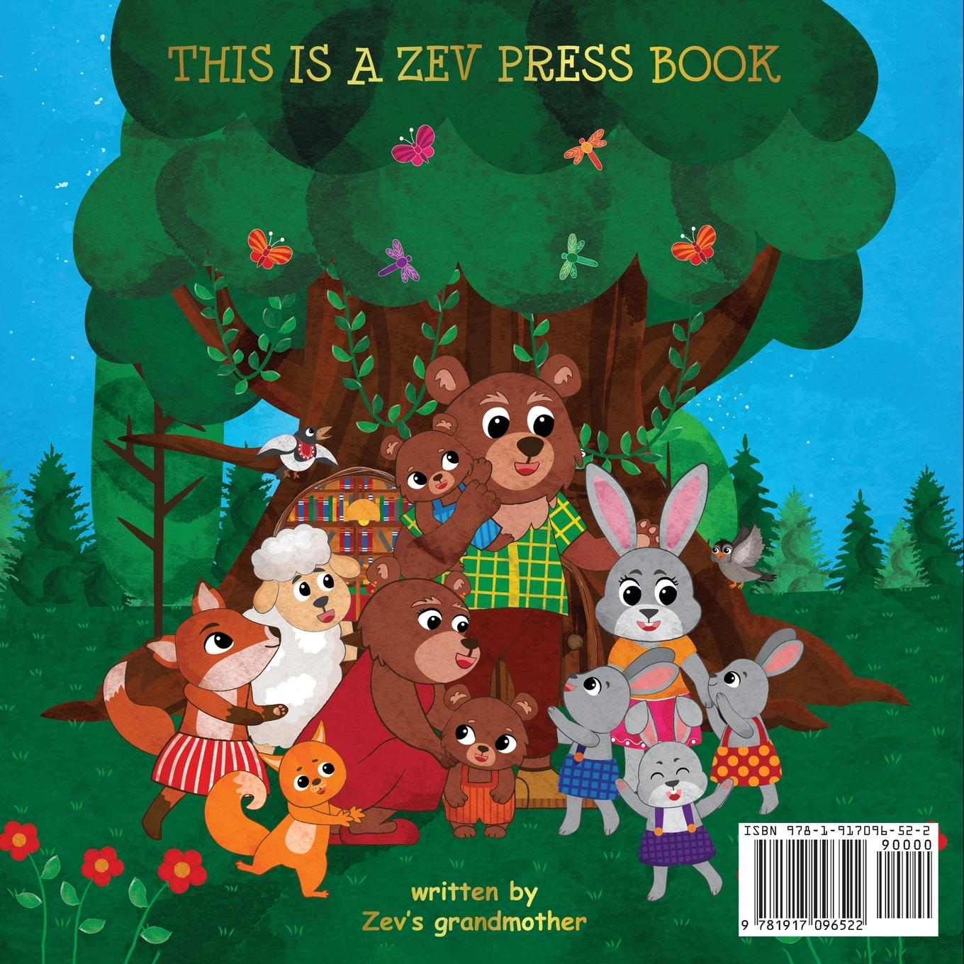 Rückseitencover Grandpa Saba Bear Saves the Sun