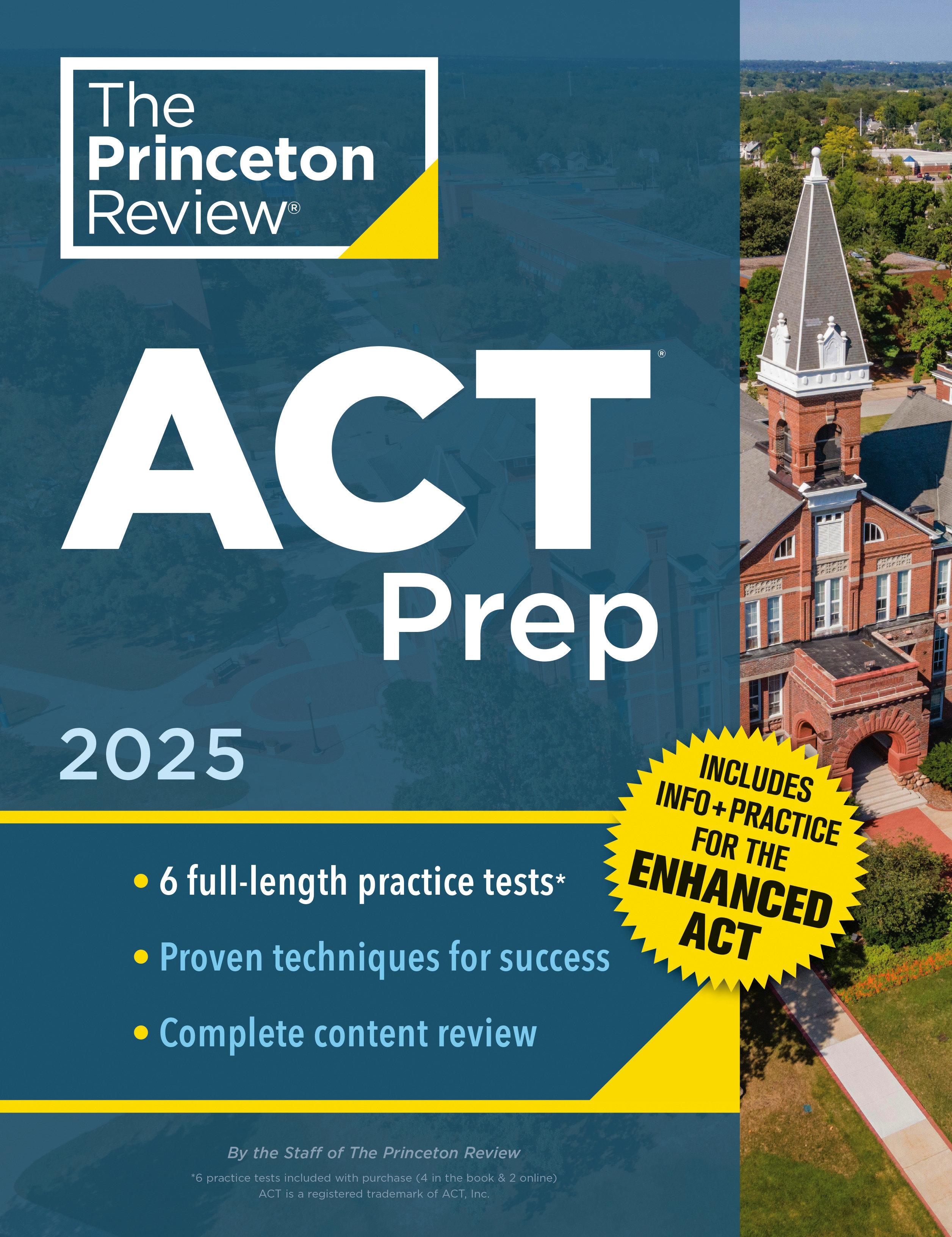 Vorderes Coverbild Princeton Review ACT Prep, 2025