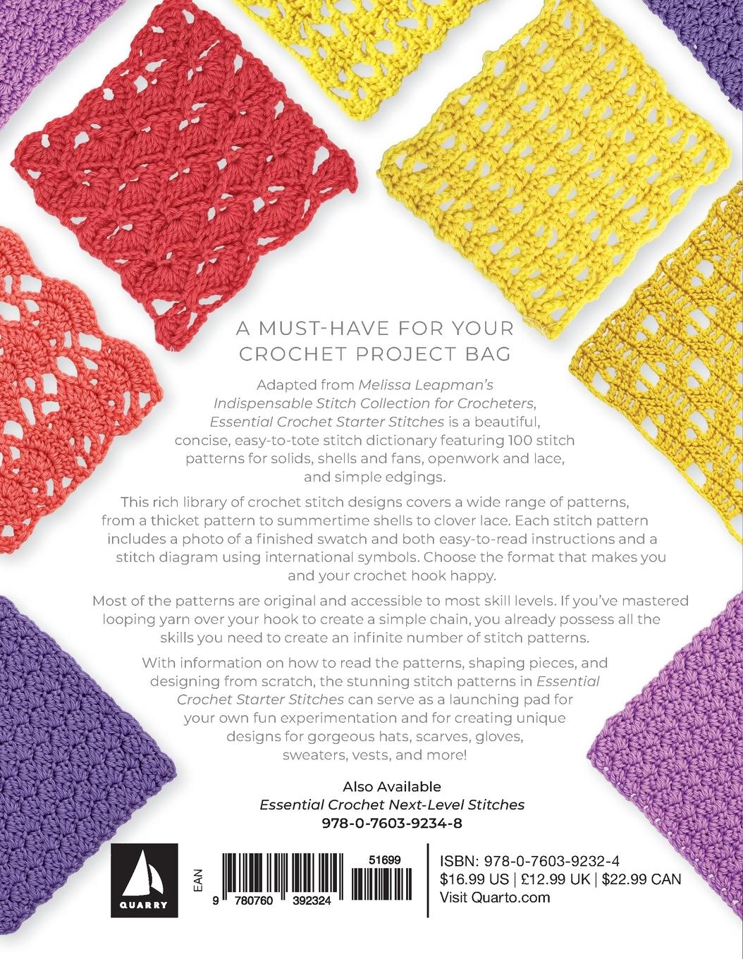 Rückseitencover Essential Crochet Starter Stitches