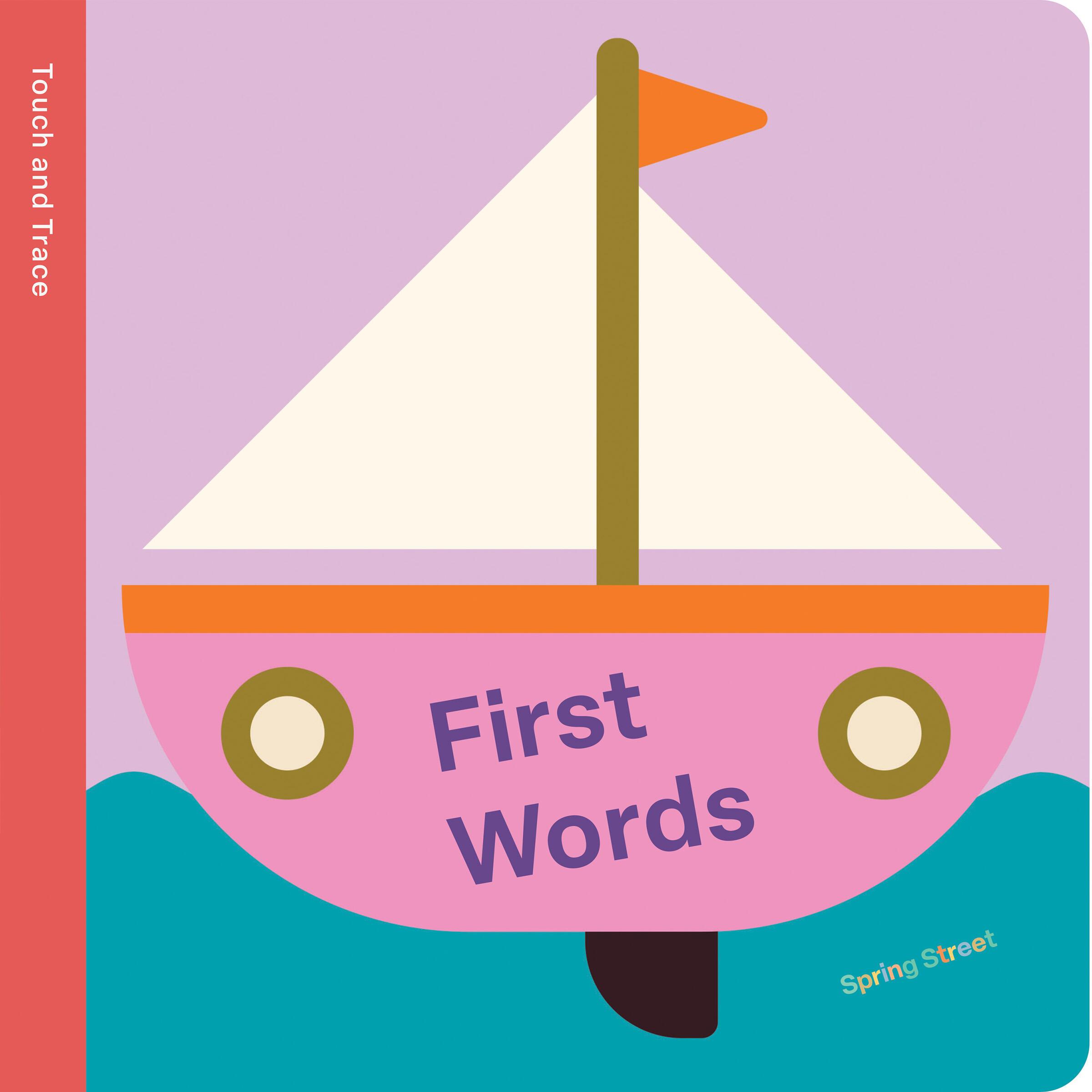 Vorderes Coverbild Spring Street Touch and Trace: First Words
