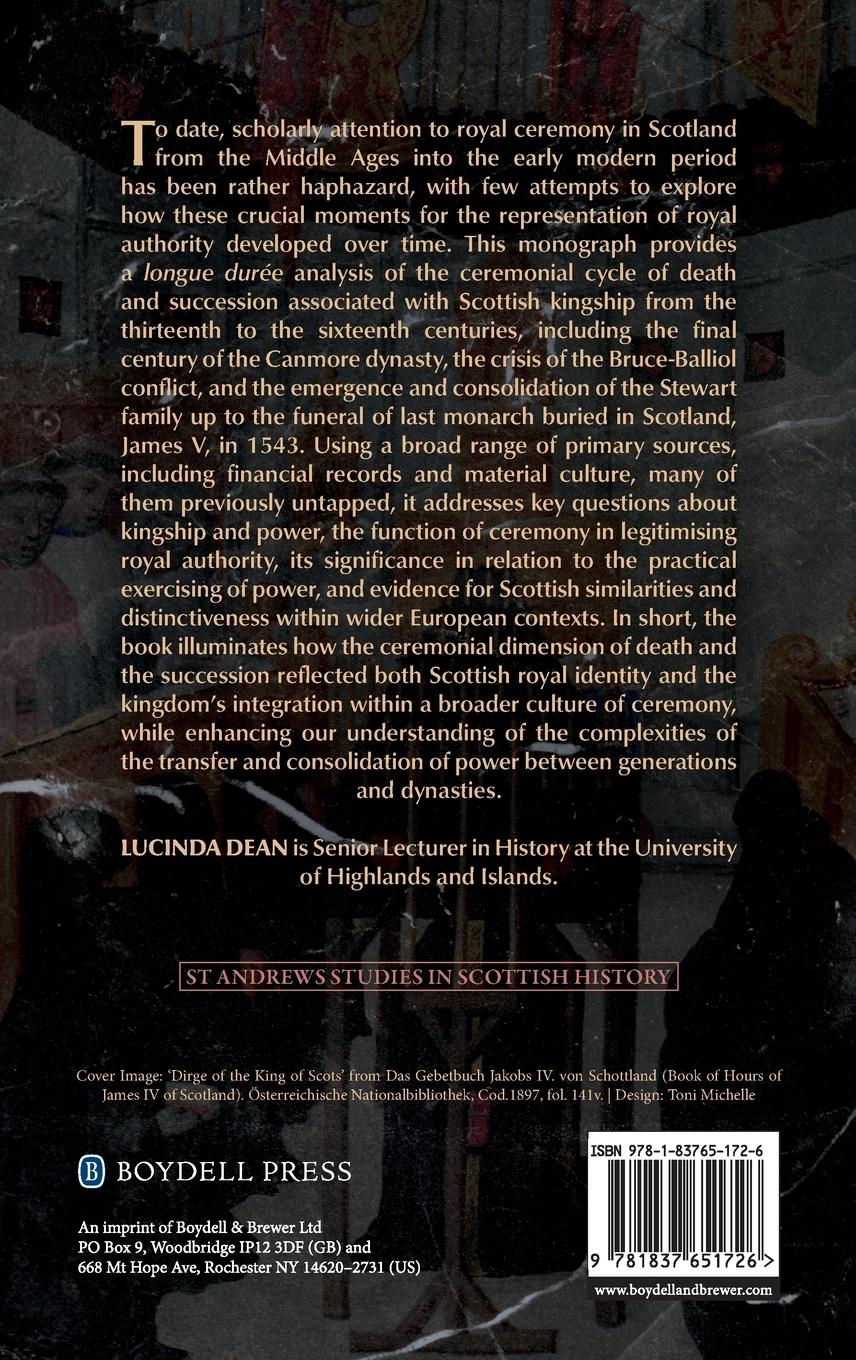 Rückseitencover Death and the Royal Succession in Scotland, c.1214-c.1543