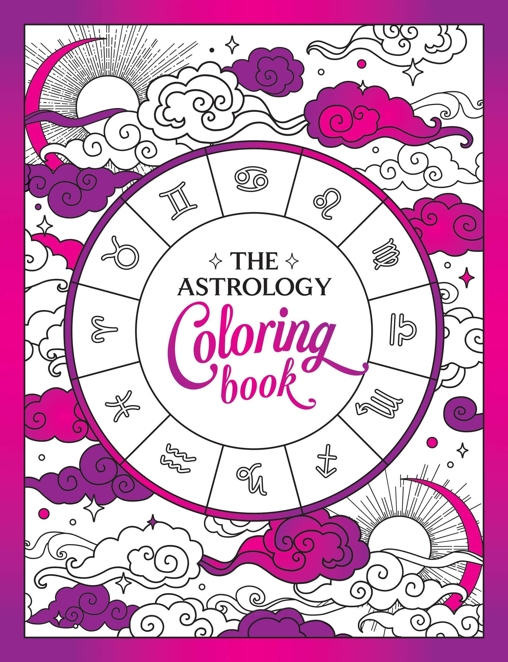 Vorderes Coverbild The Astrology Coloring Book