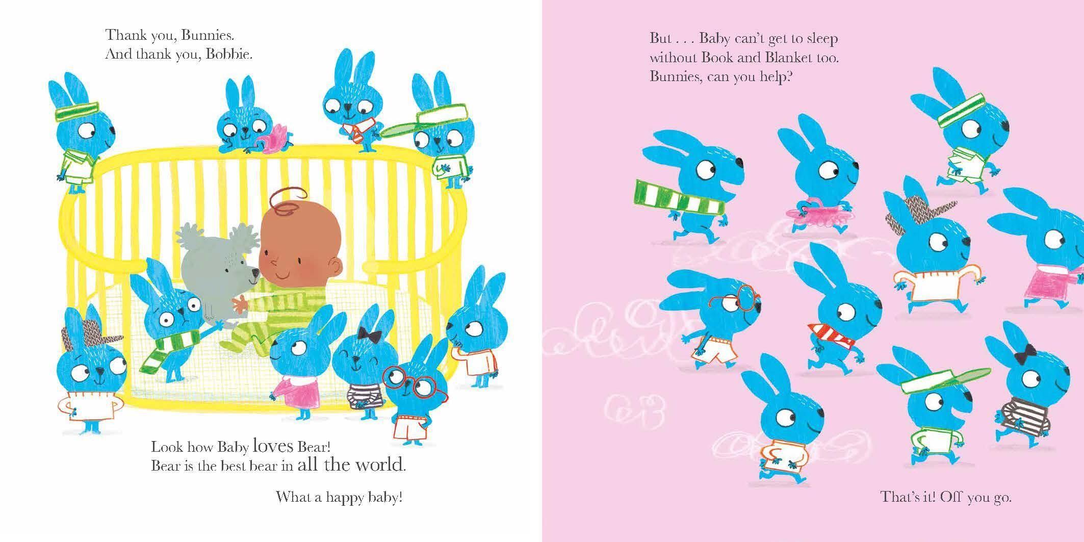 Beispielinhalt (Bild) The Bear, the Book, and the Blanket