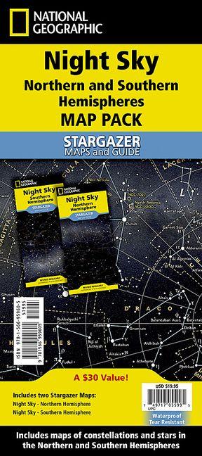Vorderes Coverbild National Geographic Night Sky (Stargazer Folded Map Pack Bundle)