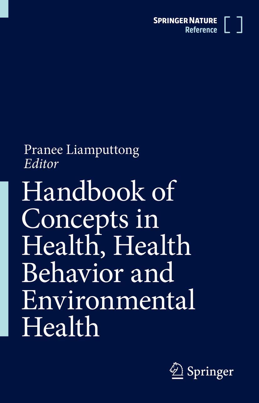 Vorderes Coverbild Handbook of Concepts in Health, Health Behavior and Environmental Health