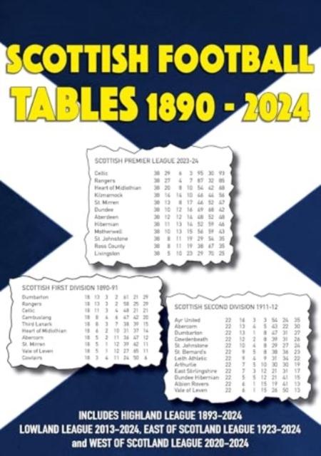 Vorderes Coverbild Scottish Football League Tables 1890-2024