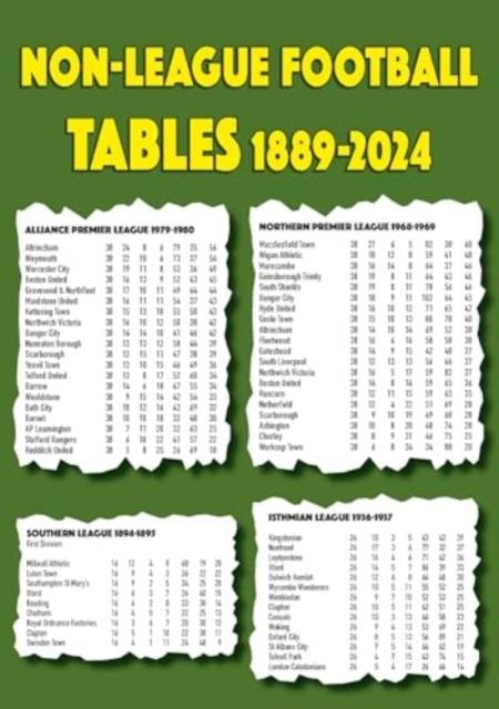 Vorderes Coverbild Non-league Football Tables 1889-2024