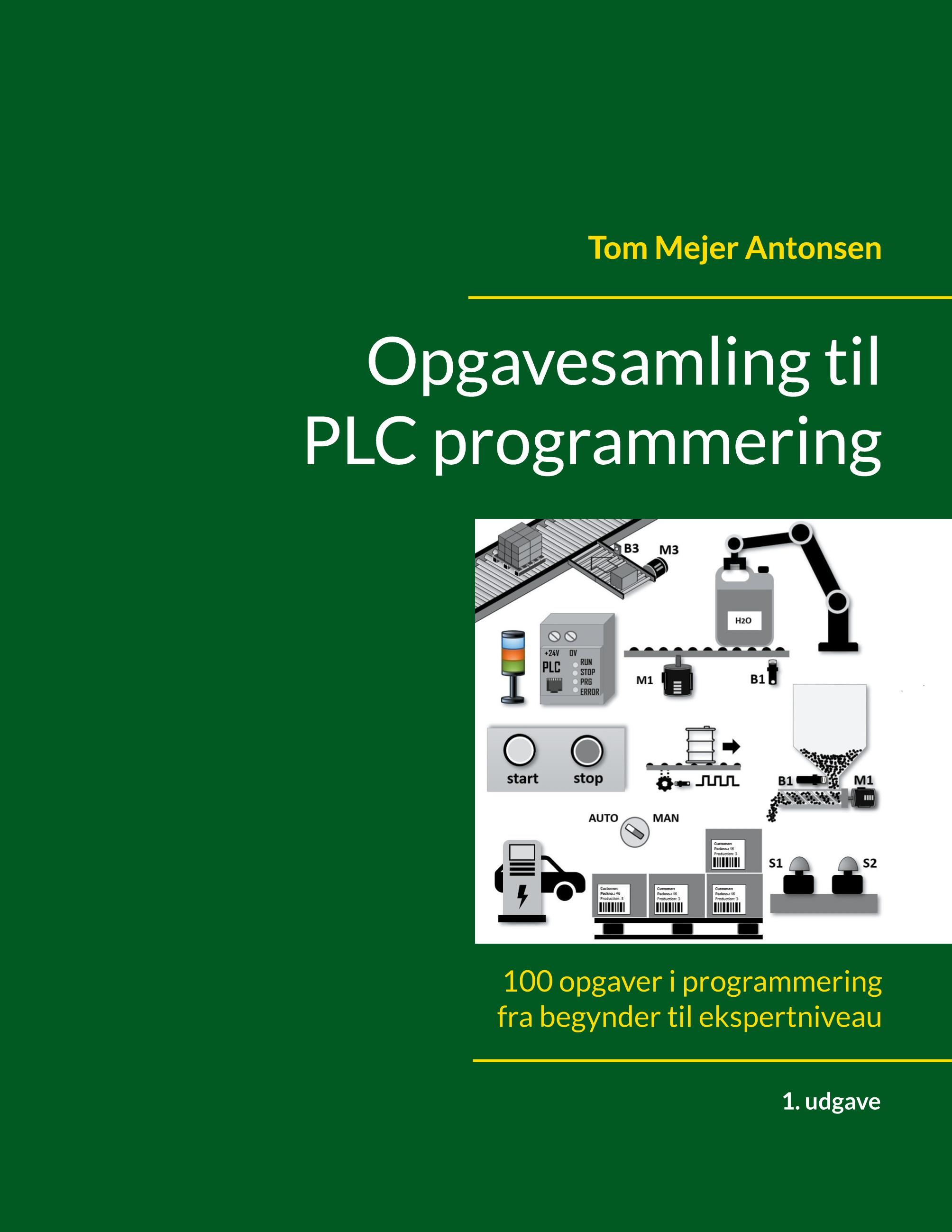 Vorderes Coverbild Opgavesamling til PLC programmering