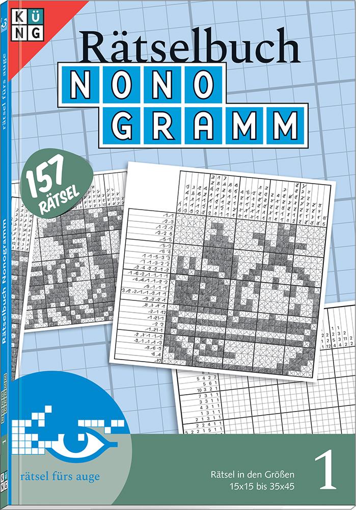 Vorderes Coverbild Rätselbuch Nonogramm 1