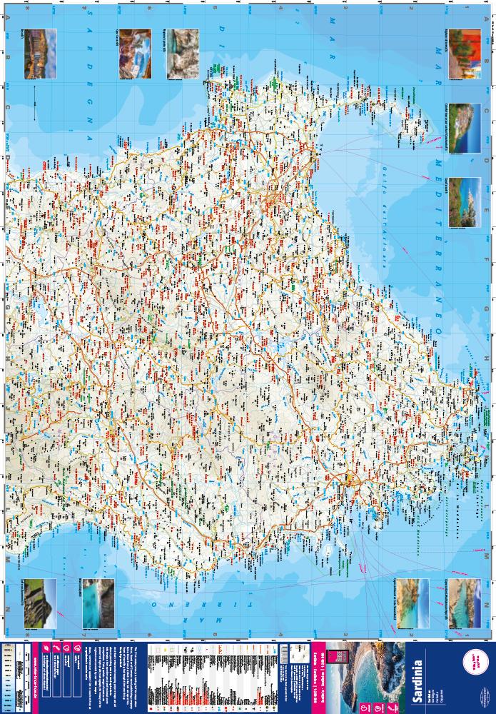 Beispielinhalt (Bild) Reise Know-How Landkarte Sardinien / Sardinia (1:200.000)