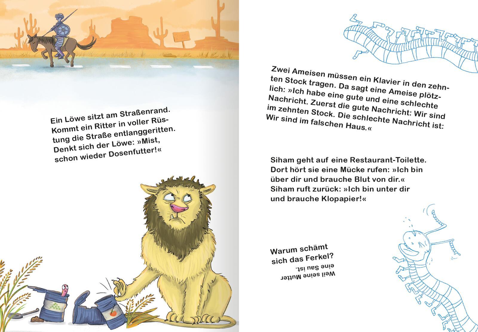 Beispielinhalt (Bild) Mein tierisches Witzebuch