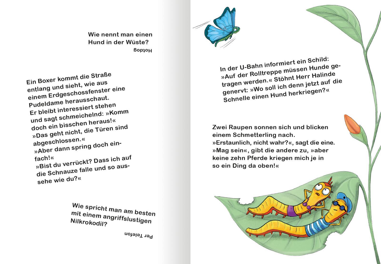 Beispielinhalt (Bild) Mein tierisches Witzebuch