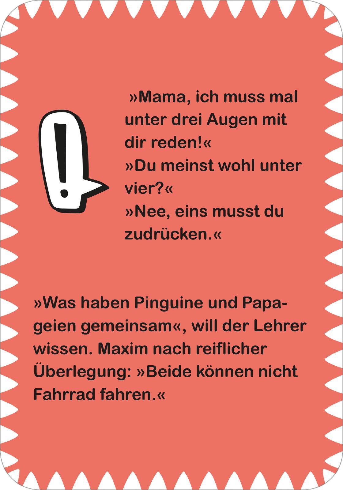 Beispielinhalt (Bild) Supercoole Witze
