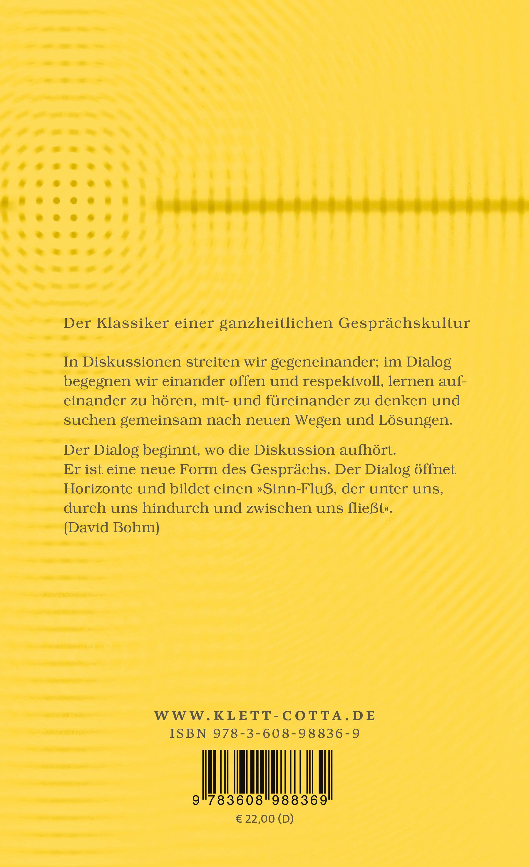 Rückseitencover Der Dialog