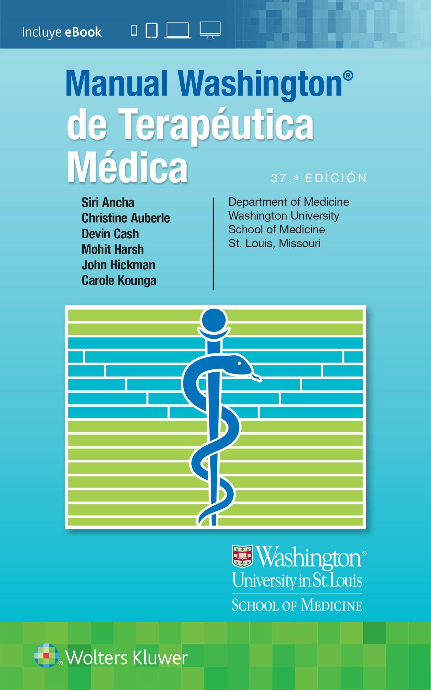 Vorderes Coverbild Manual washington de terapéutica médica