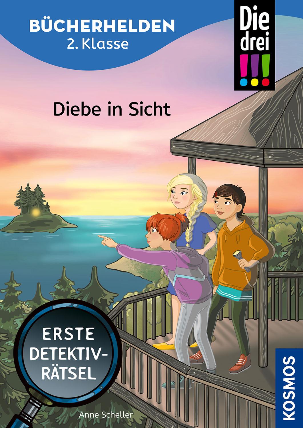 Vorderes Coverbild Die drei !!!, Bücherhelden 2. Klasse, Diebe in Sicht