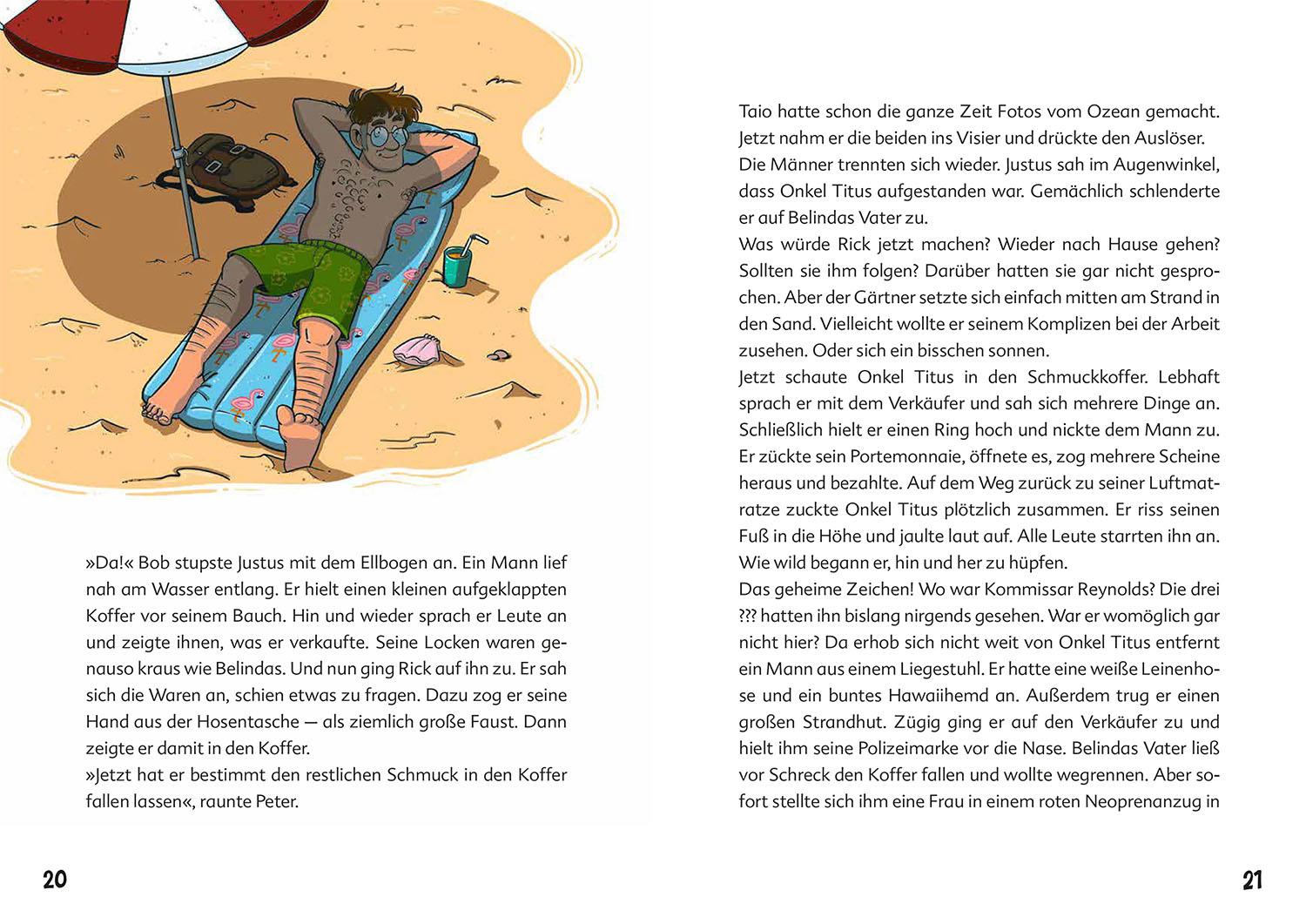 Beispielinhalt (Bild) Die drei ??? Kids, Mission Geister-Code