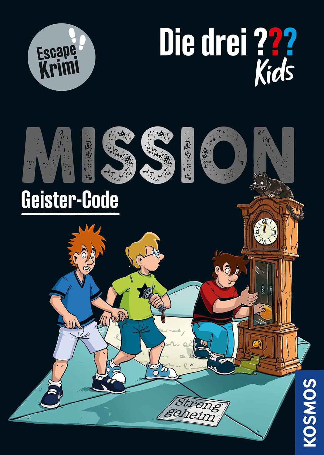 Vorderes Coverbild Die drei ??? Kids, Mission Geister-Code