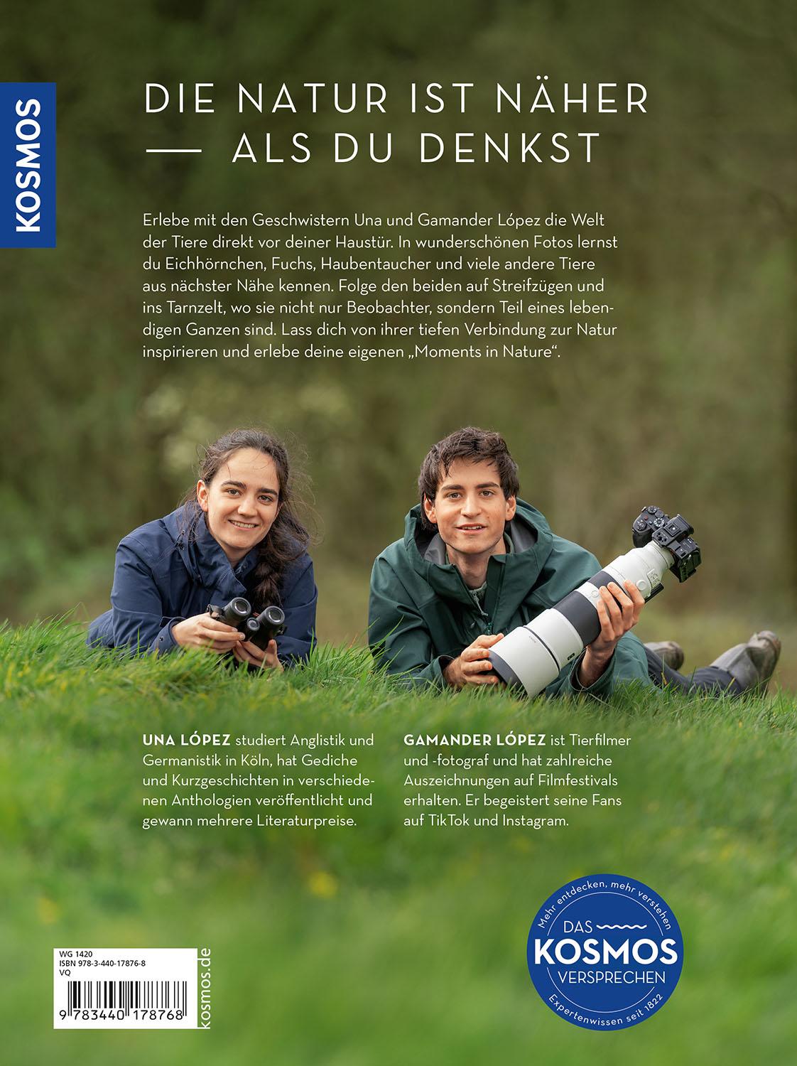 Rückseitencover Moments in Nature