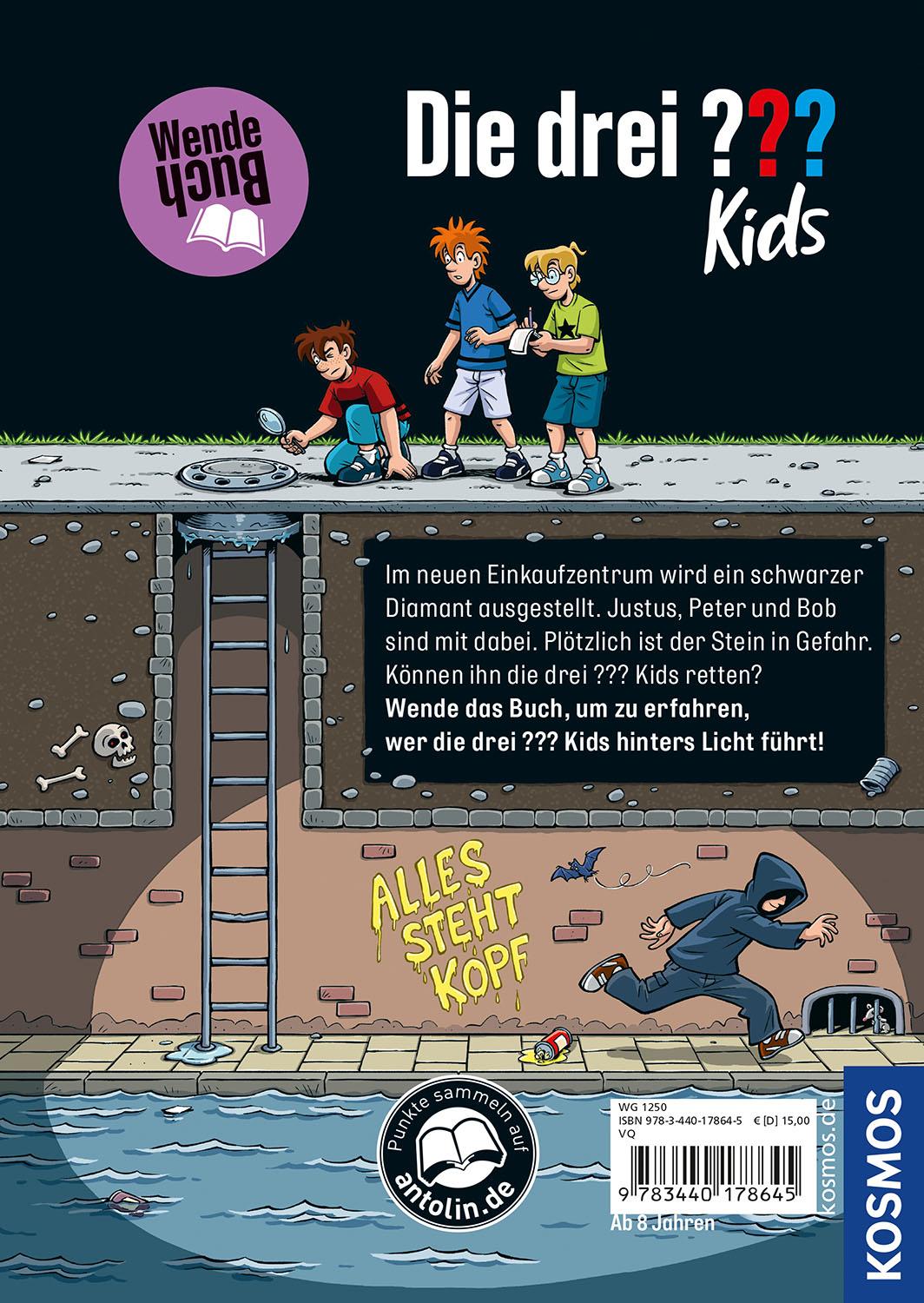 Beispielinhalt (Bild) Die drei ??? Kids Der schwarze Diamant