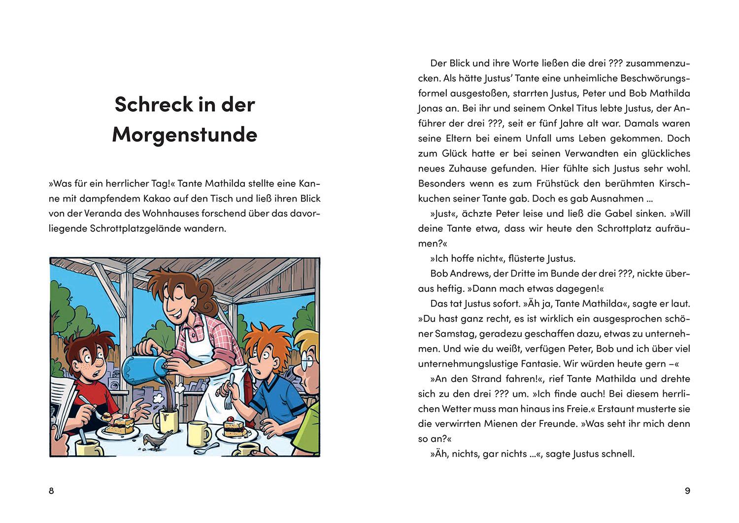 Beispielinhalt (Bild) Die drei ??? Kids Der schwarze Diamant
