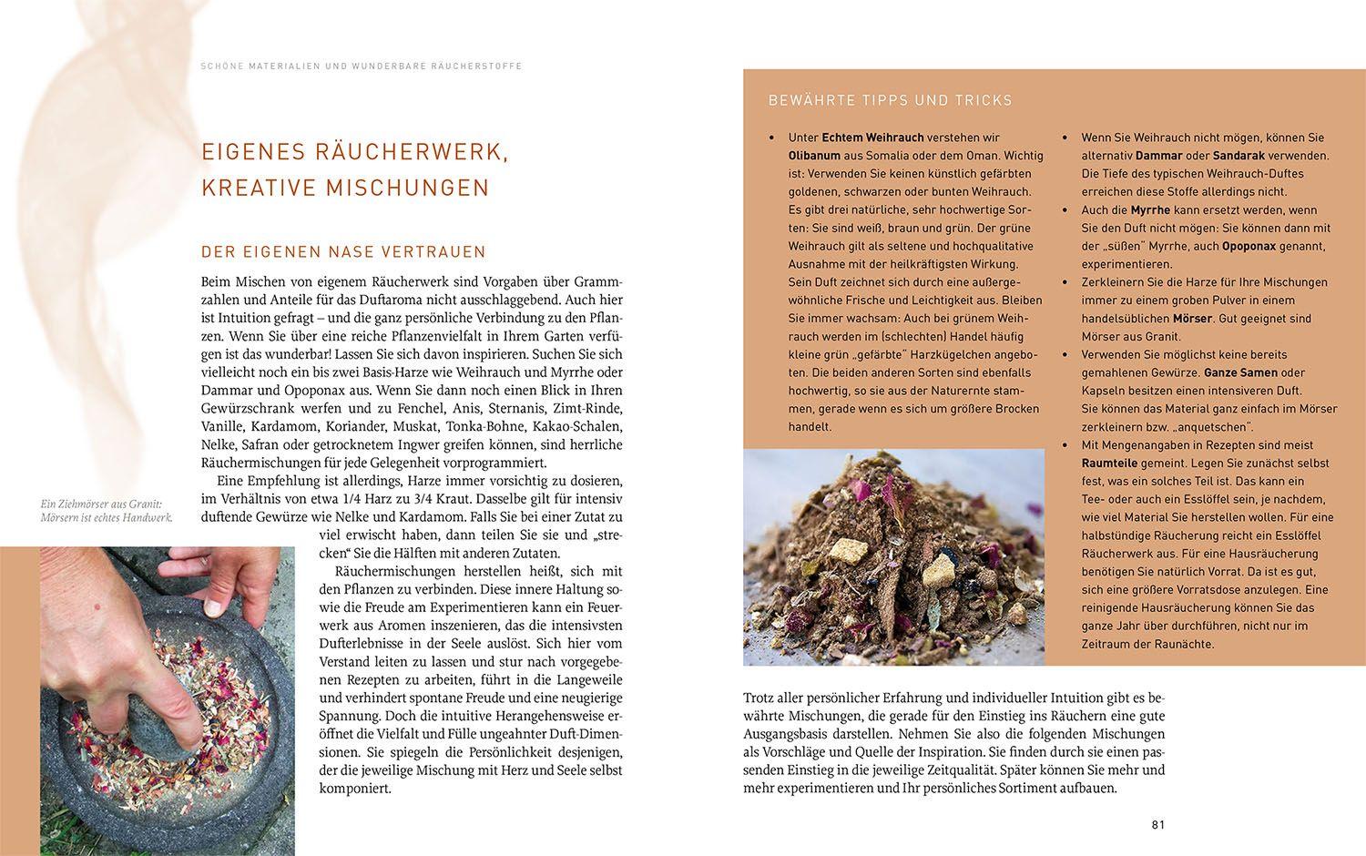Beispielinhalt (Bild) Räuchern in den 12 Raunächten