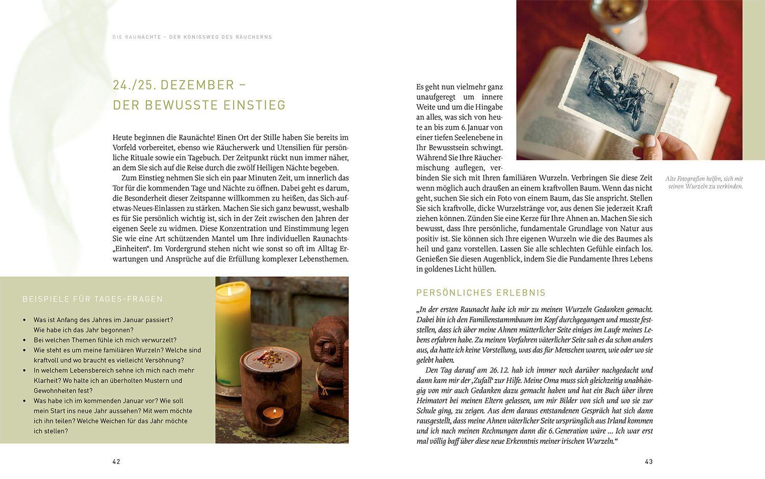 Beispielinhalt (Bild) Räuchern in den 12 Raunächten