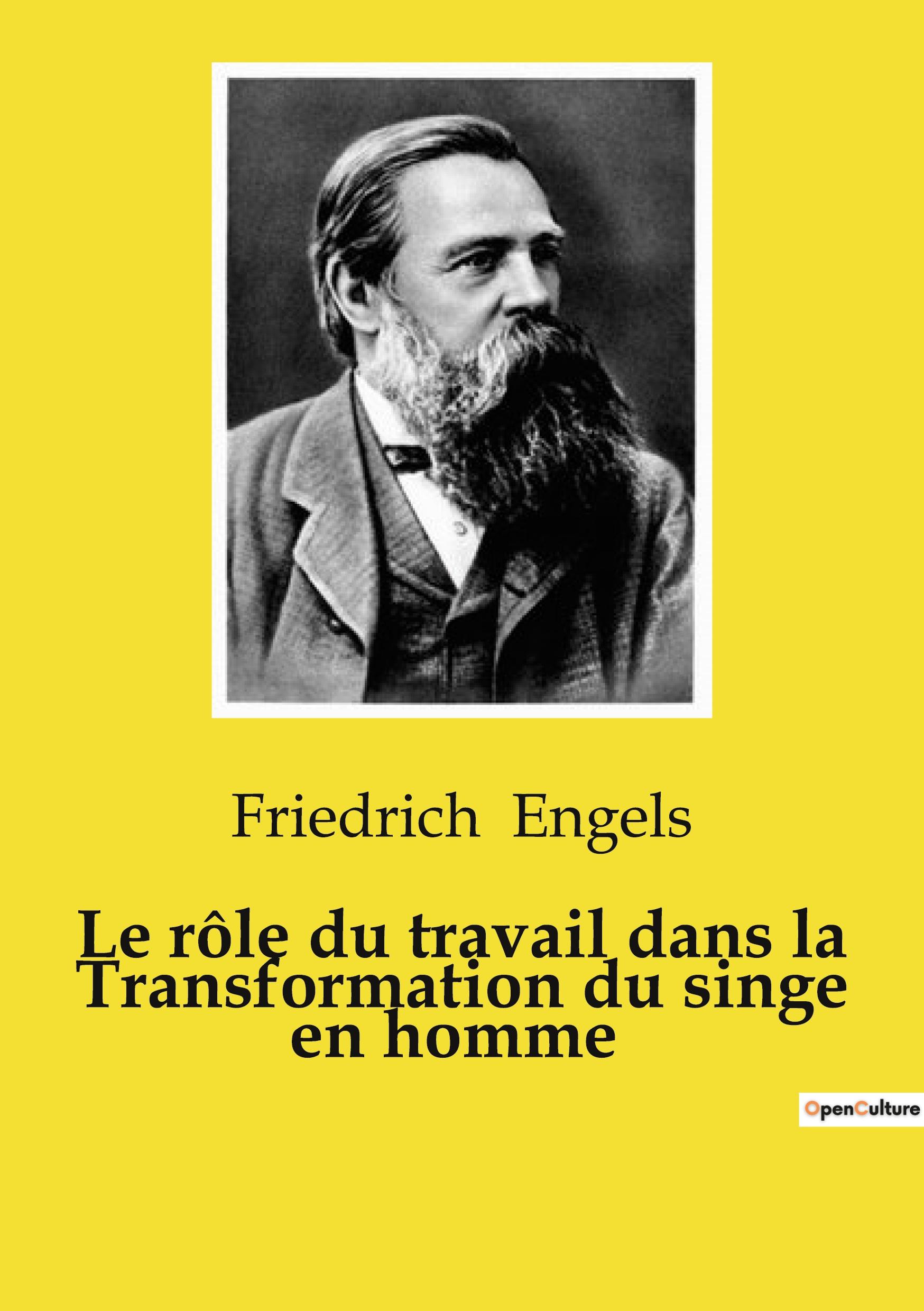 Vorderes Coverbild Le rôle du travail dans la Transformation du singe en homme