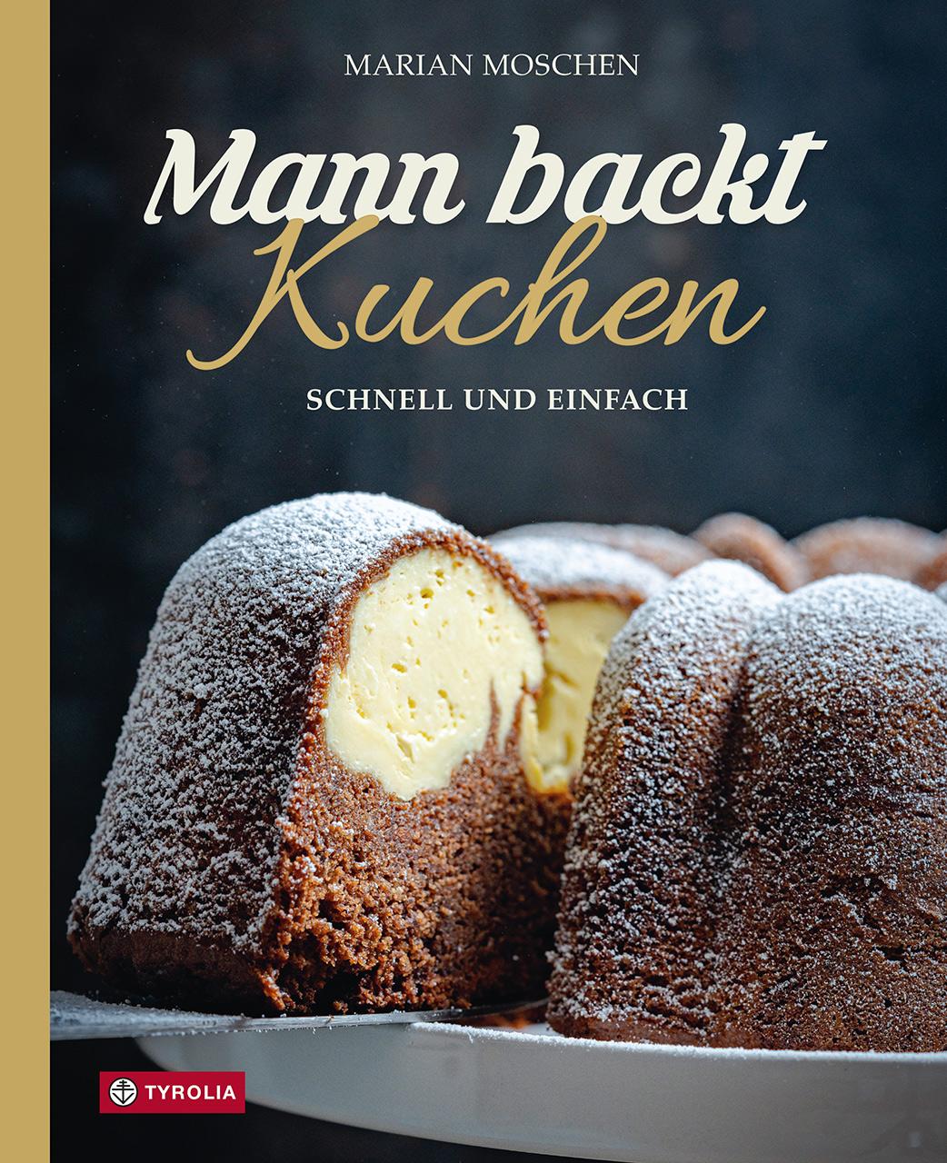 Vorderes Coverbild Mann backt Kuchen