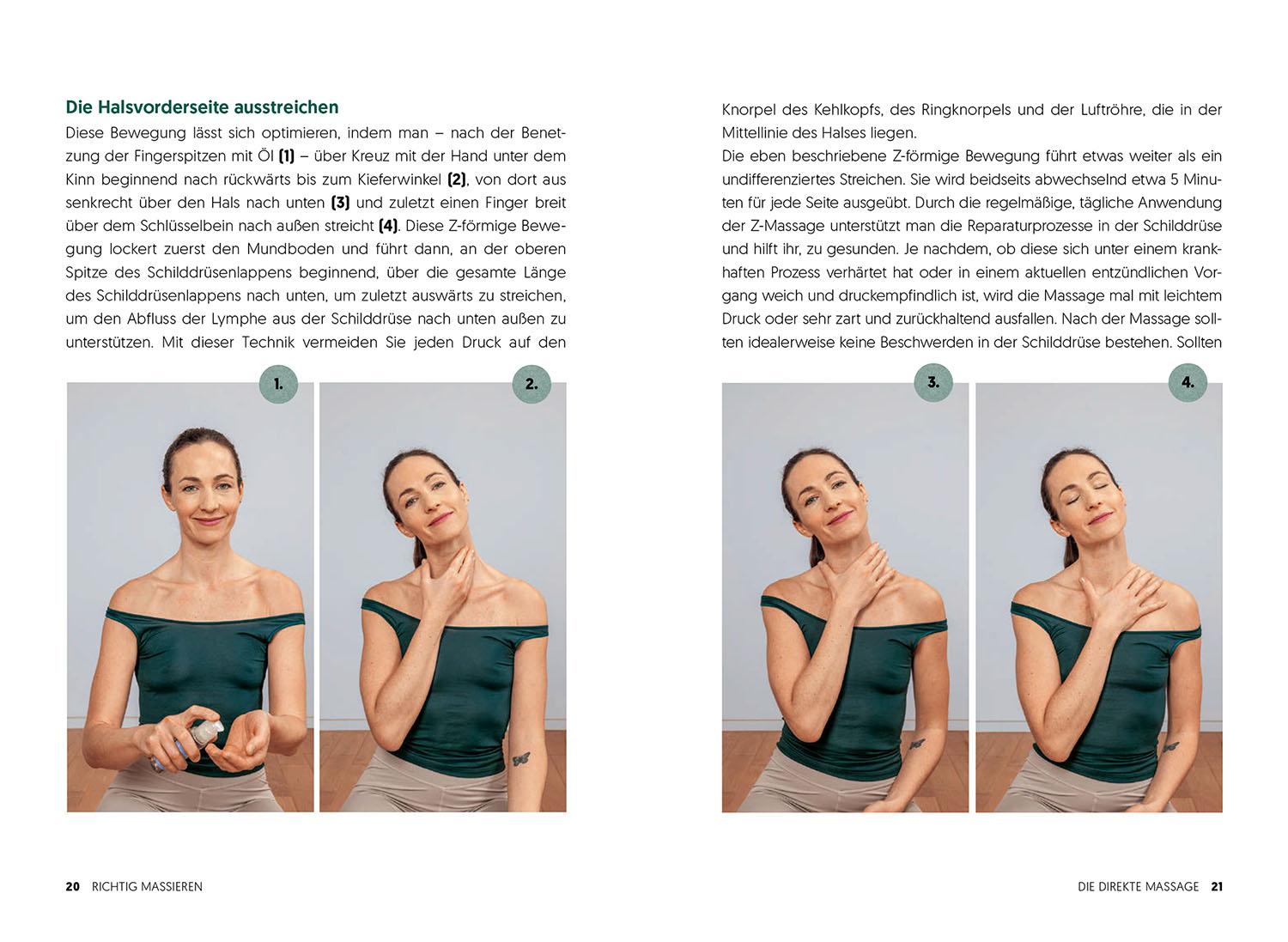 Beispielinhalt (Bild) Schilddrüsenmassage