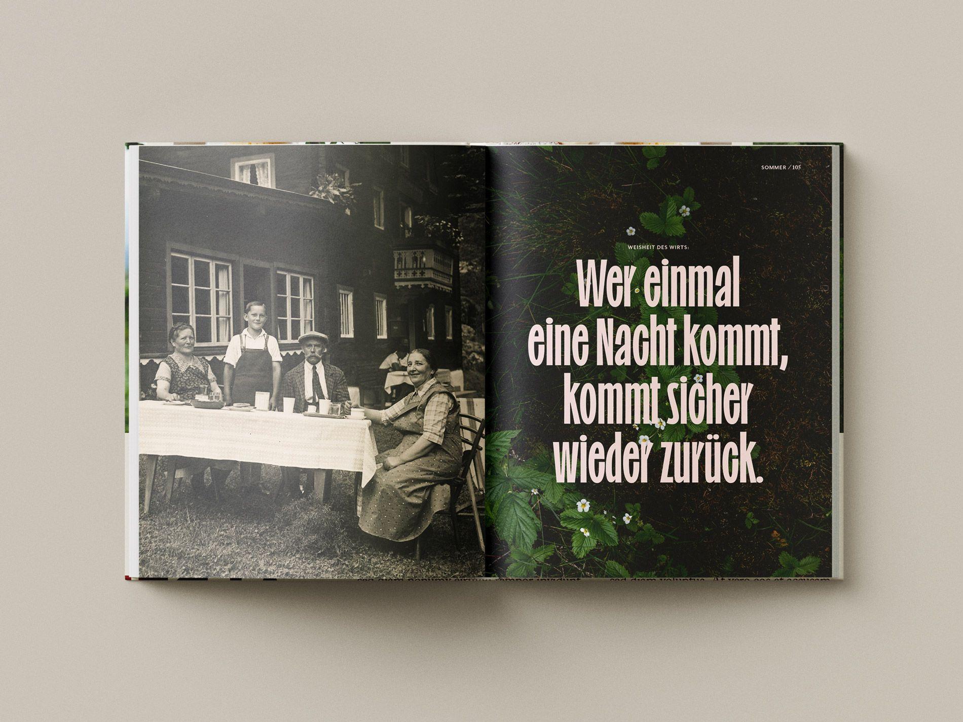 Beispielinhalt (Bild) Das Gasthaus in den Tiroler Alpen