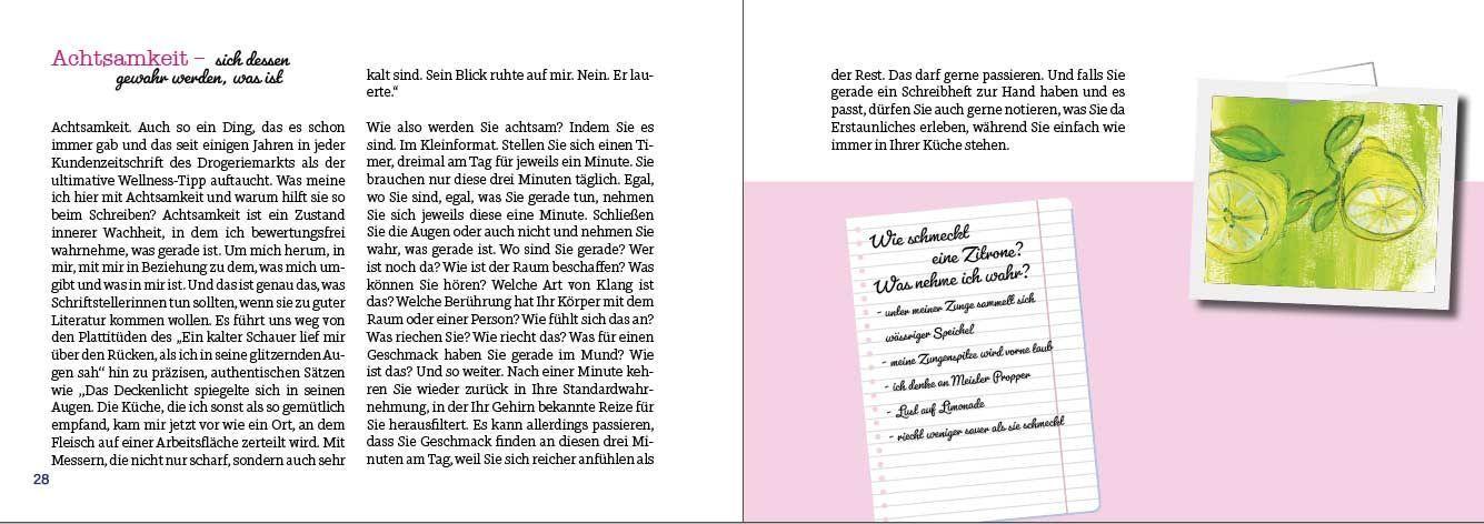 Beispielinhalt (Bild) Schreiben lieben Schreiben leben