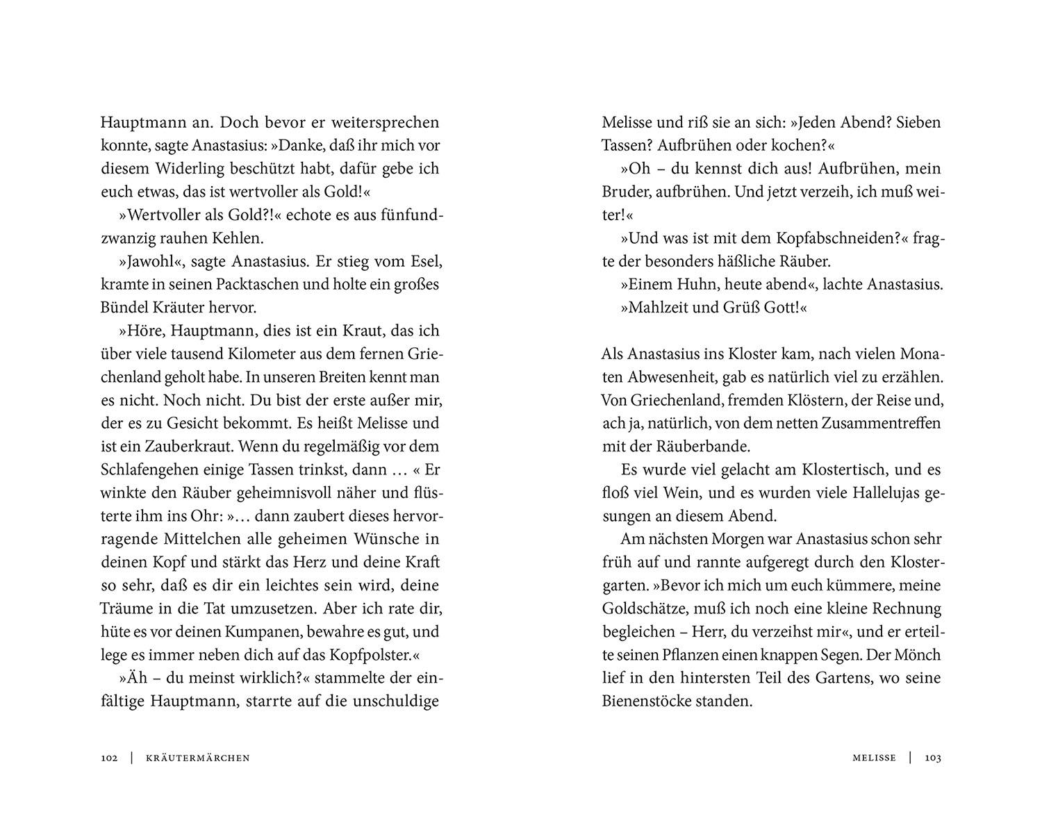 Beispielinhalt (Bild) Kräutermärchen