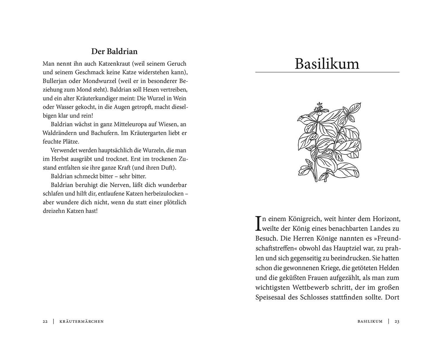 Beispielinhalt (Bild) Kräutermärchen