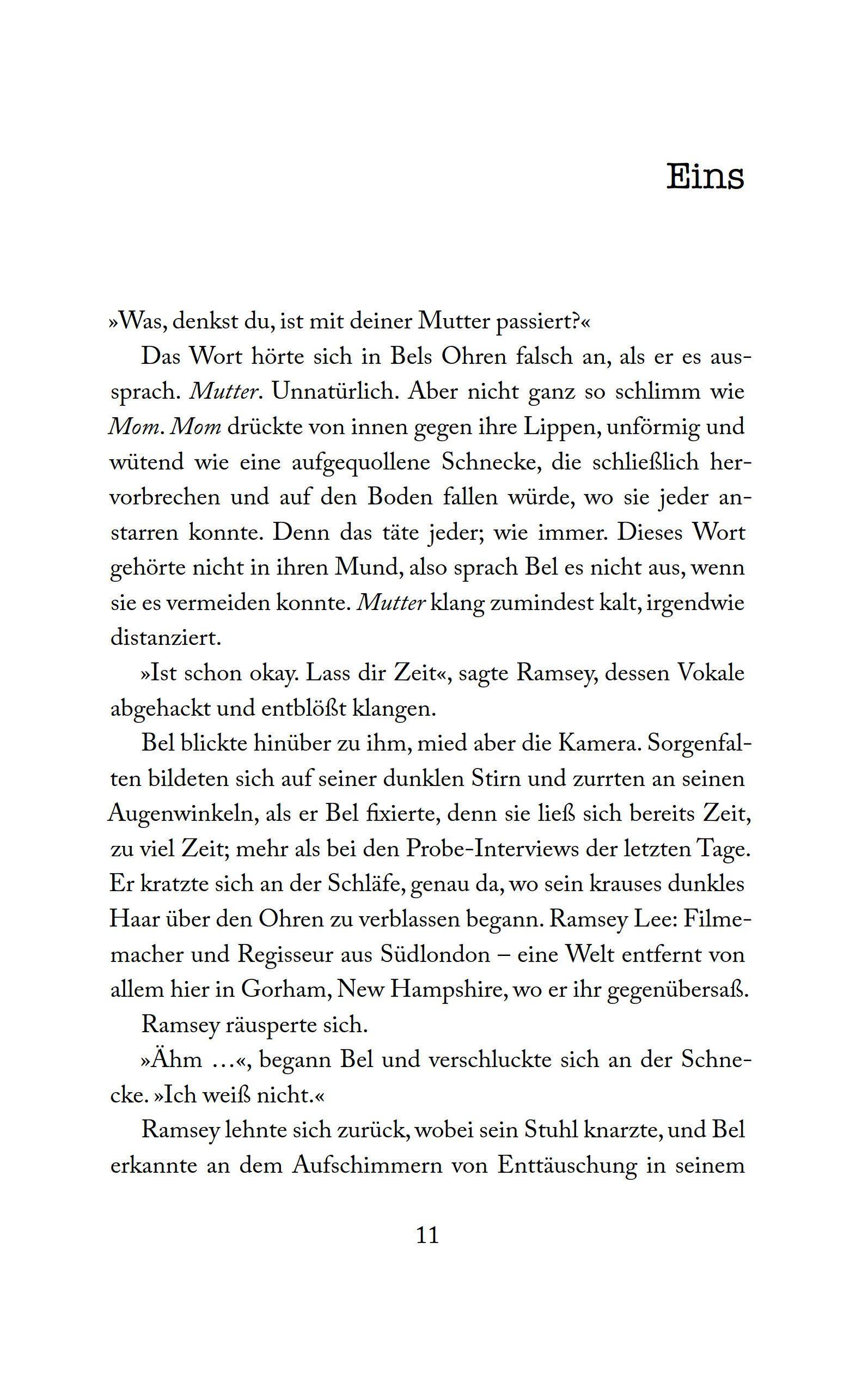 Beispielinhalt (Bild) The Reappearance of Rachel Price (deutsche Ausgabe)