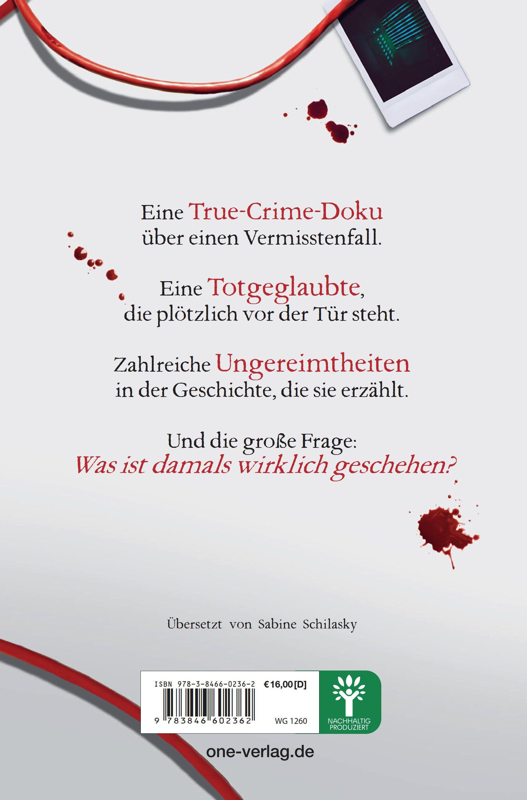 Beispielinhalt (Bild) The Reappearance of Rachel Price (deutsche Ausgabe)